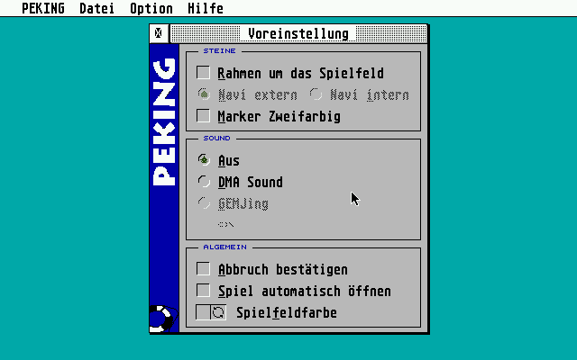 Peking [Falcon030] [TT030] atari screenshot